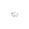 Anello a fascia avvolgente affusolata Rania - Argento