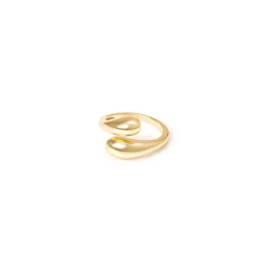 Anello a fascia avvolgente affusolata Rania - Oro
