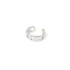 Anello a fascia groumette Rania - Argento
