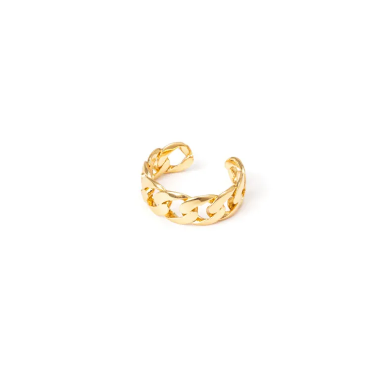Anello a fascia groumette Rania - Oro