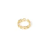 Anello a stelline congiunte Rania - Oro