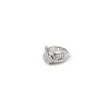 Anello a strisce incrociate Diana - Bianco