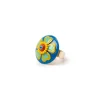 Anello con creazione a fiore Partenope - Multicolor