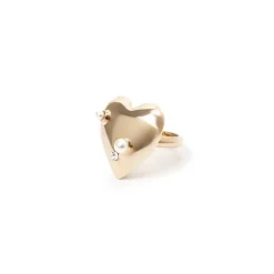 Anello con cuore Amaranta - Oro