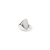 Anello con cupola cuneiforme Amaranta - Argento