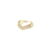 Anello con fascia a V Rania - Oro