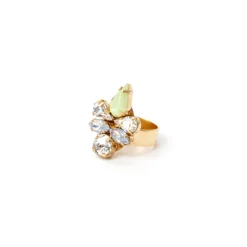 Anello con insettino verde Flora - Multicolor
