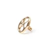 Anello con maglia marinara Partenope - Oro