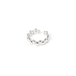 Anello con mini ovoidi Rania - Argento