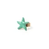 Anello con stellina di mare Partenope - Turchese