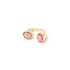 Anello con top aperto Blossom - Viola