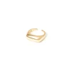 Anello con top rettilineo Rania - Oro