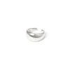 Anello con top svasato Rania - Argento