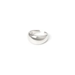 Anello con top svasato Rania - Argento