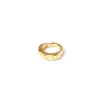 Anello con triangolini aurei Eva - Oro