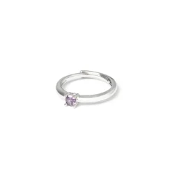 Anello punto luce Kristall - Viola