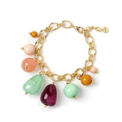 Bracciale a catena e pendenti Chantal - Multicolor