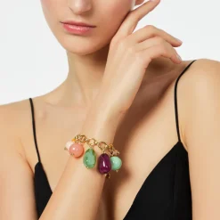 Bracciale a catena e pendenti Chantal - Multicolor