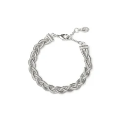 Bracciale a catene intrecciate Cleopatra - Argento