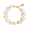 Bracciale a cubi Kaaba - Bianco
