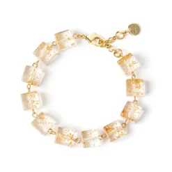 Bracciale a cubi Kaaba - Bianco