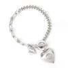 Bracciale a due catene Amaranta - Argento