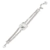 Bracciale a due fili Amaranta - Argento
