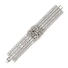 Bracciale a fasce e charm Diana - Bianco
