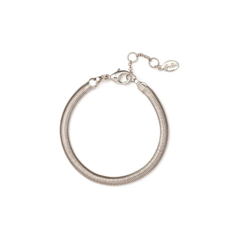 Bracciale a maglia serpentina Cleopatra - Bronzo
