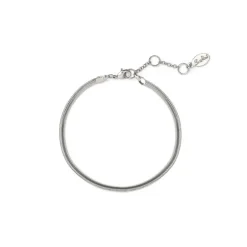 Bracciale a maglia serpentina light Cleopatra - Argento