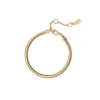 Bracciale a maglia serpentina leggera Cleopatra - Oro