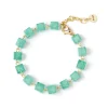 Bracciale a piccoli cubi Kaaba - Turchese