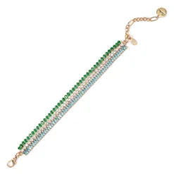Bracciale a tre fili Sirens - Blu
