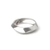 Bracciale bangle linee flessuose Domus - Argento
