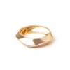 Bracciale bangle linee flessuose Domus - Oro