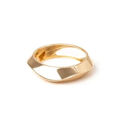 Bracciale bangle linee flessuose Domus - Oro