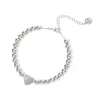 Bracciale boule e cuore Petit Pavè - Blu