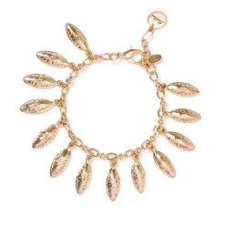 Bracciale catena e navette Amaranta - Oro