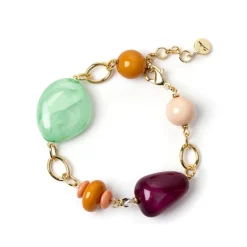 Bracciale con elementi incatenati Chantal - Multicolor