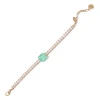 Bracciale con filo di zirconi Sirens - Turchese