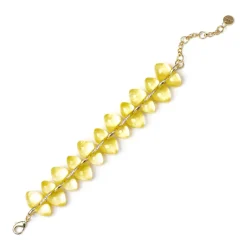 Bracciale con gemme Cocoon - Giallo
