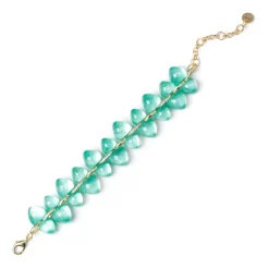 Bracciale con gemme Cocoon - Turchese