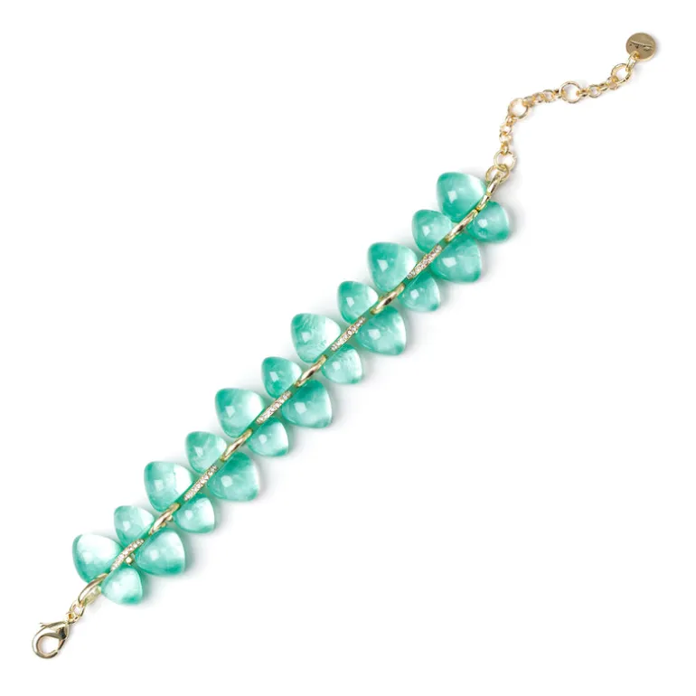 Bracciale con gemme Cocoon - Turchese