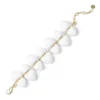 Bracciale con grandi gemme Cocoon - Bianco