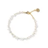 Bracciale con piccoli zirconi Kristall - Bianco
