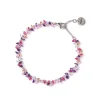 Bracciale con piccoli zirconi Kristall - Viola