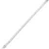 Bracciale di zirconi quadrati Pearl - Bianco