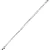 Bracciale di zirconi quadrati Pearl - Bianco