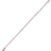 Bracciale di zirconi quadrati Pearl - Rosa