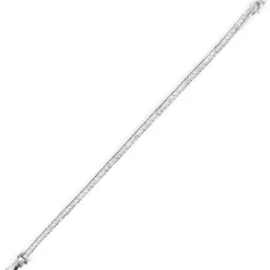 Bracciale di zirconi quadrati Pearl - Bianco